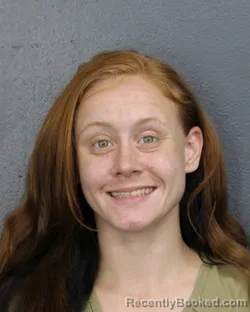 Mugshot of Shelby Rucker booked in Broward County, Florida on July 18, 2026