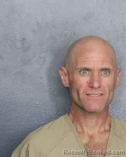 Mugshot of William James Greaber booked in Broward County, Florida on August 7, 2026