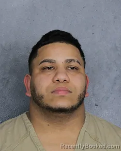 Mugshot of Rafael Perez Jimenez booked in Broward County, Florida on August 20, 2026