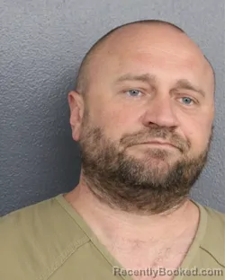 Mugshot of Eugene Zbaraszewski booked in Broward County, Florida on September 21, 2026
