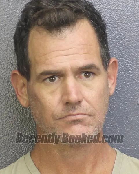 Booking photo from Broward County, Florida