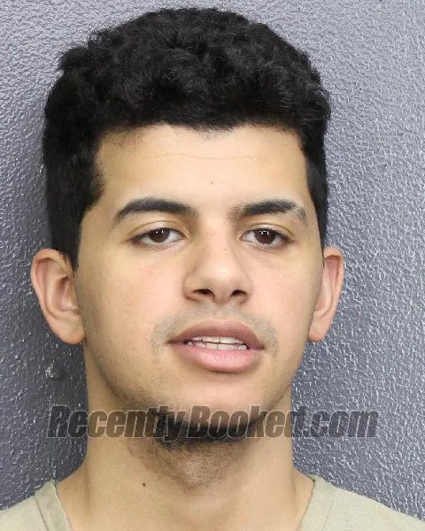 Booking photo from Broward County, Florida