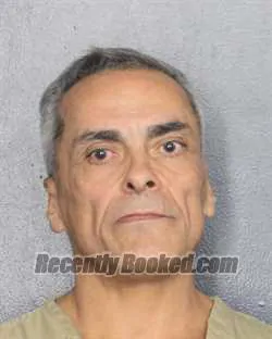 Booking photo from Broward County, Florida
