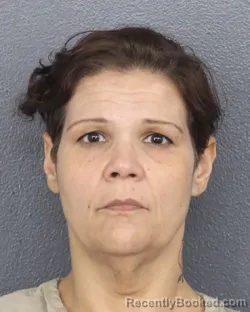 Mugshot of APRIL BAEZ booked in Broward County, Florida on March 9, 2026