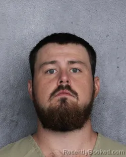 Mugshot of Luke Michael Adams booked in Broward County, Florida on July 24, 2026