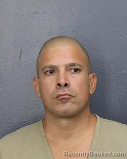 Mugshot of Anthony Sauleda booked in Broward County, Florida on August 7, 2026