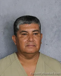 Mugshot of Pedro Grijalva booked in Broward County, Florida on August 20, 2026