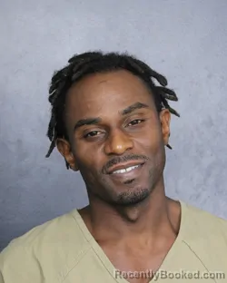 Mugshot of Marlon Jovaan Johnson booked in Broward County, Florida on August 21, 2026