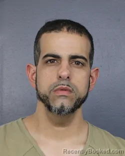 Mugshot of Eduardo Perez Cordero booked in Broward County, Florida on August 24, 2026
