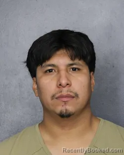 Mugshot of Carlos Danlo Soto Lopez booked in Broward County, Florida on October 8, 2026