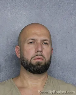 Mugshot of Mario Miralles booked in Broward County, Florida on July 18, 2026