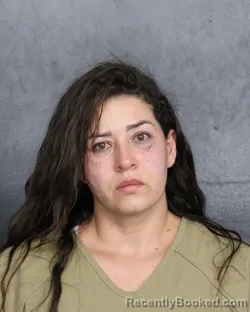 Mugshot of Erika Johana Leon Orozco booked in Broward County, Florida on October 2, 2026