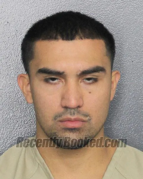 Booking photo from Broward County, Florida