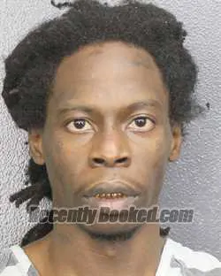 Booking photo from Broward County, Florida