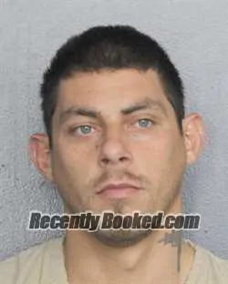 Booking photo from Broward County, Florida