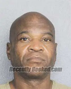 Booking photo from Broward County, Florida