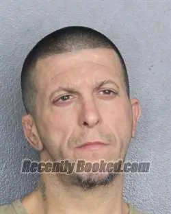 Booking photo from Broward County, Florida
