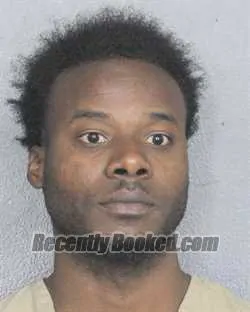 Booking photo from Broward County, Florida