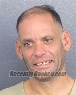 Booking photo from Broward County, Florida