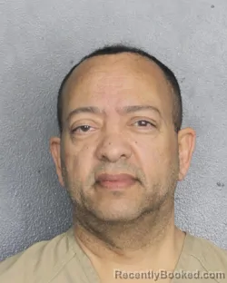 Booking photo from Broward County, Florida