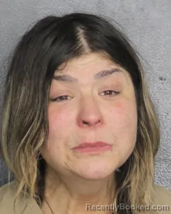Mugshot of ADORA MARIE POVACZ booked in Broward County, Florida on March 10, 2026