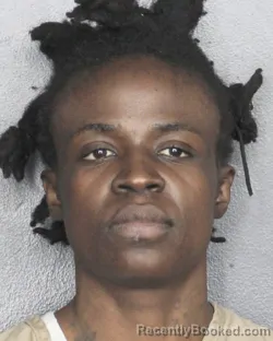Mugshot of EVANGELINE PIERRE booked in Broward County, Florida on March 11, 2026