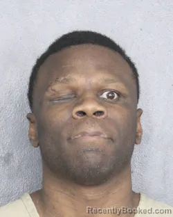 Mugshot of GRANTLEY NICHOLLS booked in Broward County, Florida on March 19, 2026