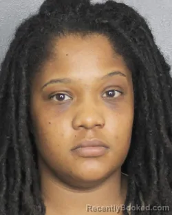 Mugshot of DESIREE SHAE RELLE LEE booked in Broward County, Florida on April 26, 2026