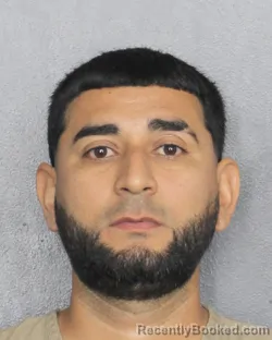 Mugshot of EDWIN LEONEL RAMOS booked in Broward County, Florida on May 9, 2026