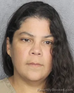 Mugshot of EBONY MENENDEZ SOTO booked in Broward County, Florida on May 18, 2026