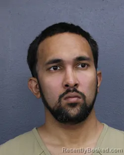 Mugshot of ZUBAER SALMAN ASHAR booked in Broward County, Florida on June 26, 2026