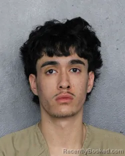 Mugshot of AIDAN KRISTOPHER HOWARD booked in Broward County, Florida on June 27, 2026