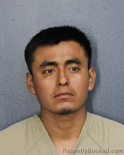 Mugshot of ALVARO COC CORDOVA booked in Broward County, Florida on July 3, 2026