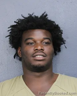 Mugshot of Javon D Wayne Sirenord booked in Broward County, Florida on July 14, 2026