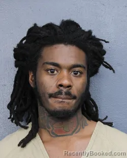 Mugshot of Darion Buchanan booked in Broward County, Florida on July 15, 2026