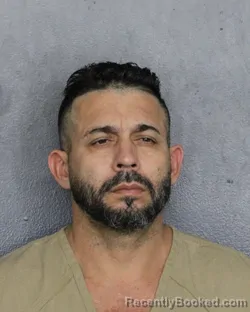 Mugshot of Guillermo Simpson booked in Broward County, Florida on July 15, 2026