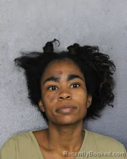 Mugshot of Janiah Smith booked in Broward County, Florida on July 16, 2026
