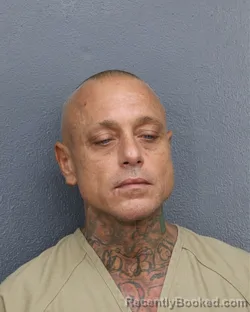 Mugshot of Ronald Jason Rhoda booked in Broward County, Florida on July 17, 2026