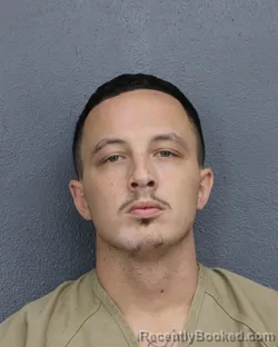 Mugshot of Cody Hudson booked in Broward County, Florida on July 23, 2026