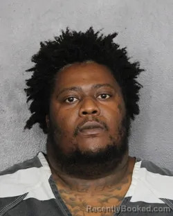 Mugshot of Lorenzo Antwuan Mckinney booked in Broward County, Florida on July 25, 2026