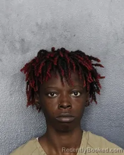 Mugshot of Jazayejiah Amerson booked in Broward County, Florida on July 30, 2026