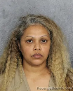 Mugshot of Samantha Persaud booked in Broward County, Florida on August 2, 2026