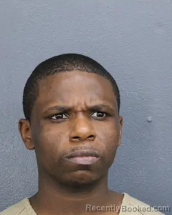 Mugshot of D Vonte Stewart booked in Broward County, Florida on August 3, 2026