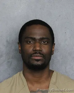Mugshot of Marcel Jamir Jones booked in Broward County, Florida on August 3, 2026