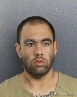 Mugshot of Amadis Hernandez booked in Broward County, Florida on August 3, 2026