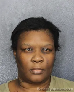Mugshot of Ebony Pitters booked in Broward County, Florida on August 6, 2026