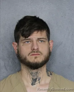 Mugshot of Jerrod Buffington booked in Broward County, Florida on August 7, 2026