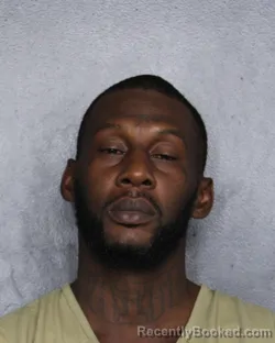 Mugshot of Justin Bernard Thomas booked in Broward County, Florida on August 8, 2026
