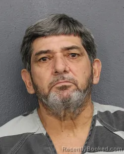 Mugshot of Gustavo Gonzalez booked in Broward County, Florida on August 19, 2026