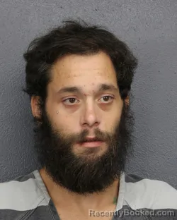 Mugshot of Zane Hackett booked in Broward County, Florida on August 19, 2026